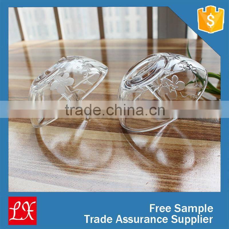 Hot sales item crystal glass ring holder for wedding gift
