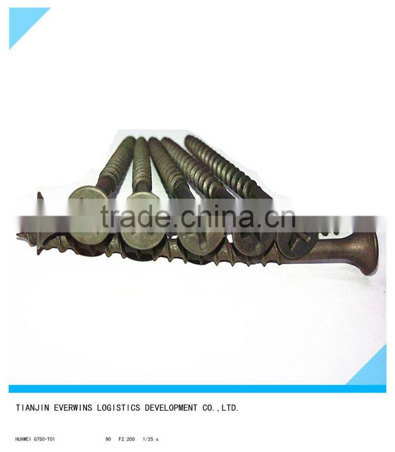 Phillips bugle head Grey phospated Coarse thread Chipboard Screws