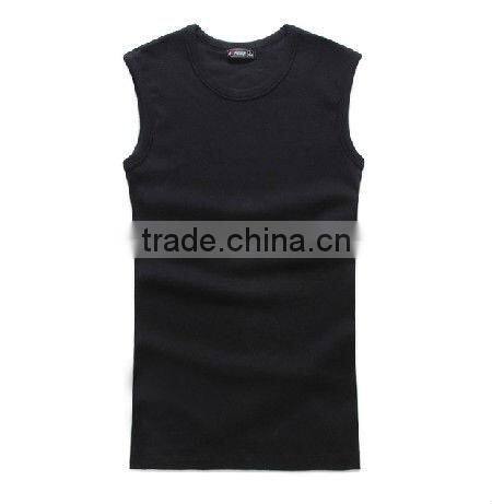 Blank wide shoulder mens sports vest sports tank tops