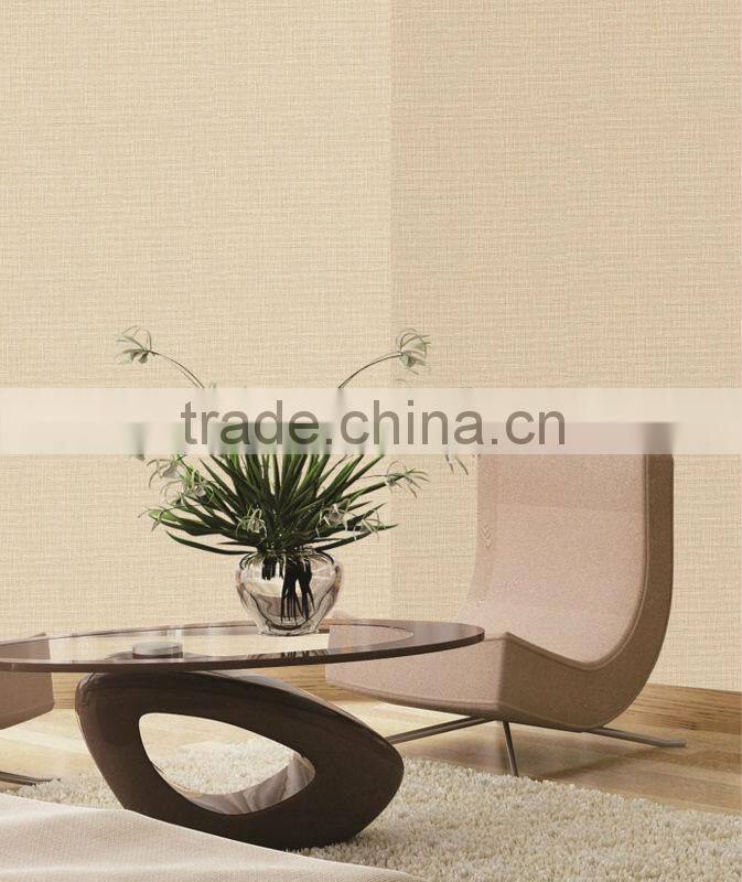 Plain simple cream wallpaper wallpaper whole sale/wallpaper for interior design/natural color wallpaper home decoration