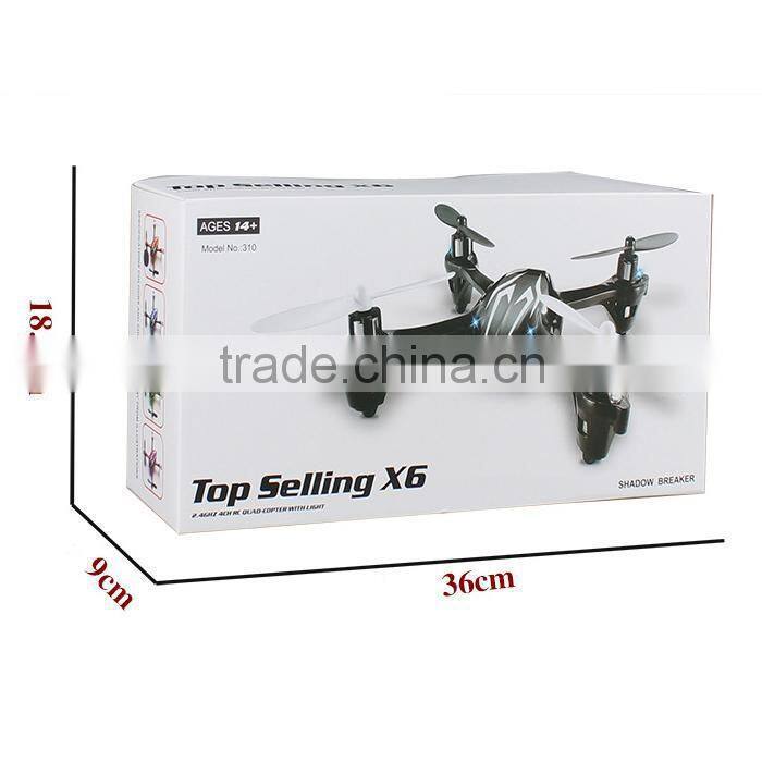 2015 hotsale FY 310B 3D rolls 6-Axis Gyro 2.4g 4-axis ufo aircraft with camera