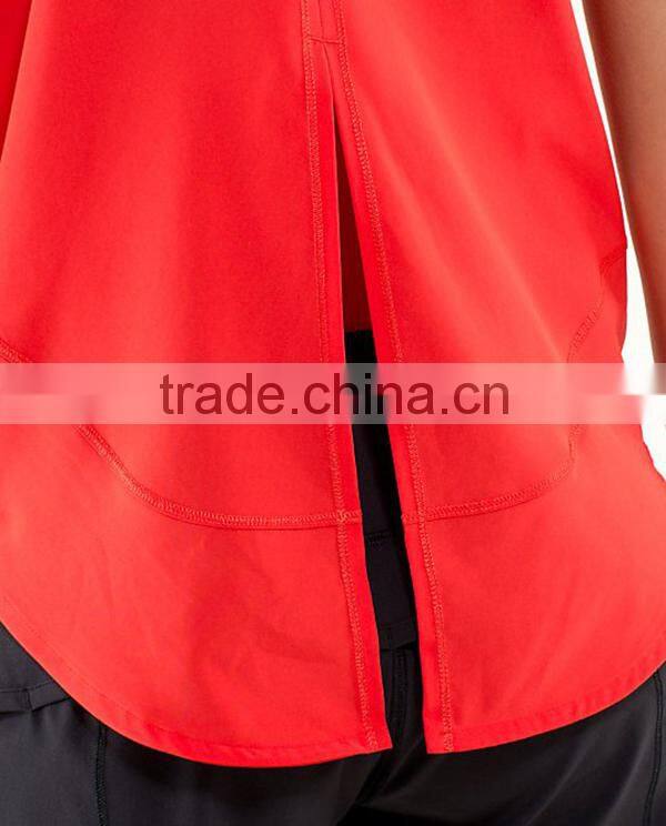 wholesale 95% cotton 5% spandex red sexy ladies tanktop
