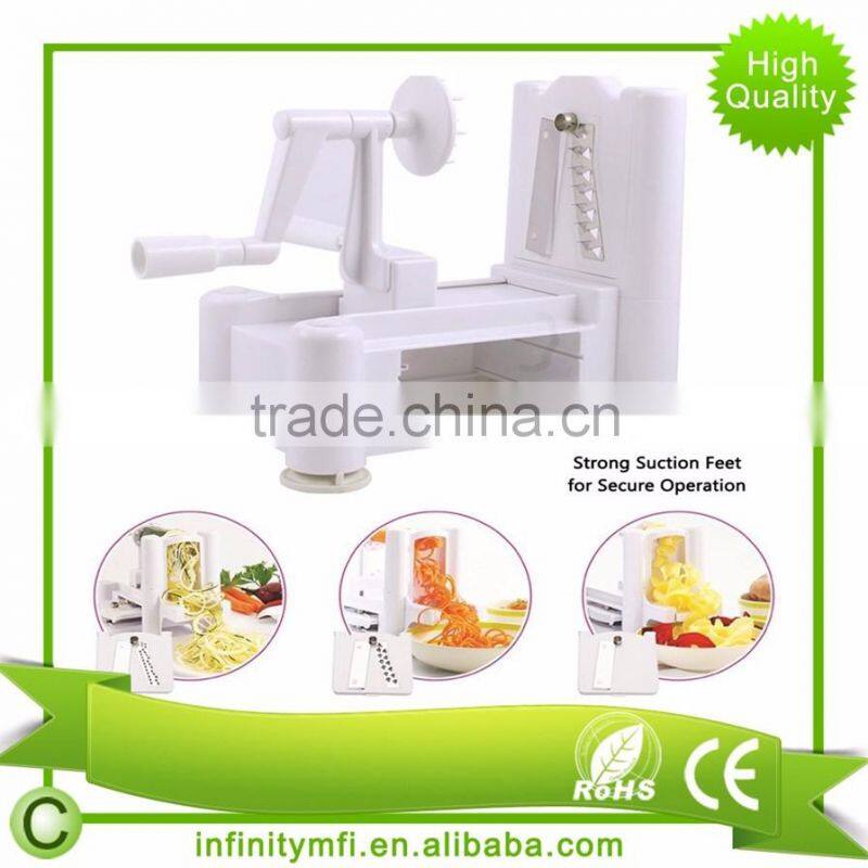 Spiral Slicer Spiralizer Complete Recipe Vegetable Cutter Noodle Spaghetti Maker with Vegetable Peeler