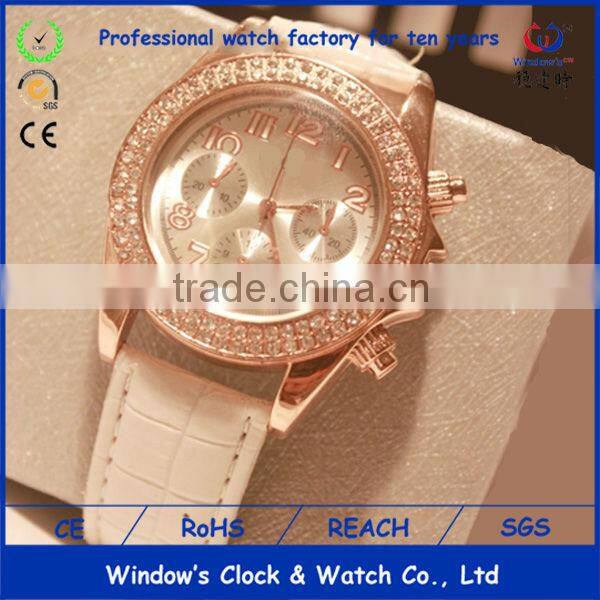 Japan movt diamond quartz watches made in China