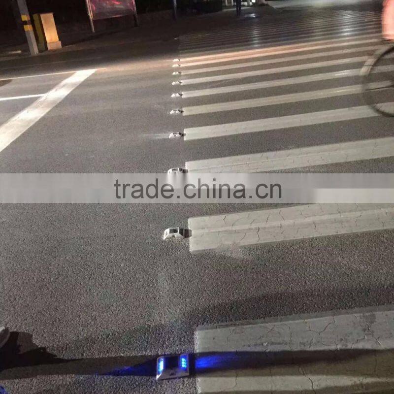 Flashing Solar Ground LED Aluminum Raised Pavement Road Marker