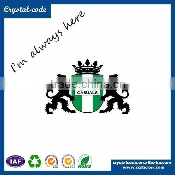 Custom transparent car pvc paper sticker label