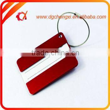 2016 Fashion Metal Luggage Tag with Airplane Shape