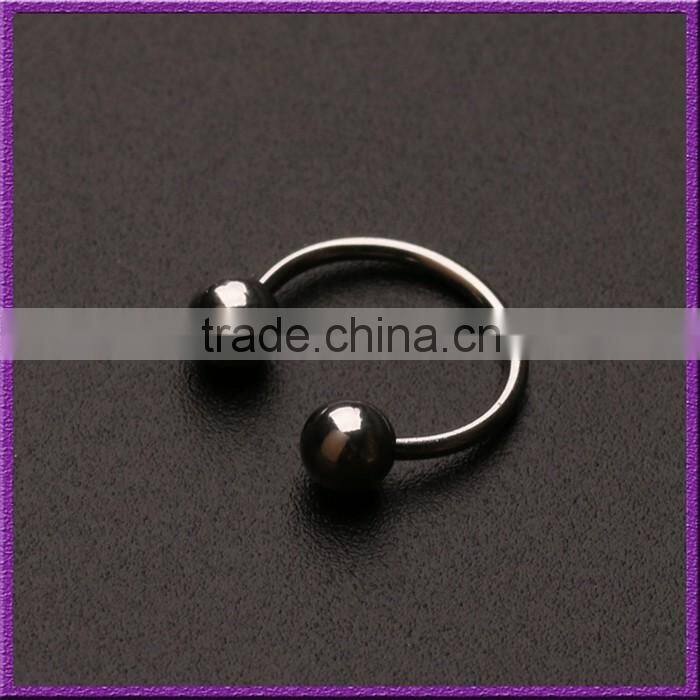 Beautiful Made In China 316L Steel Body Jewelry Hoseshoe Nose Lip Ring