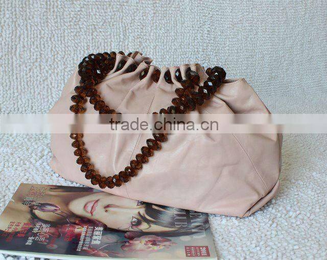 Acrylic handle hobo handbags brands China