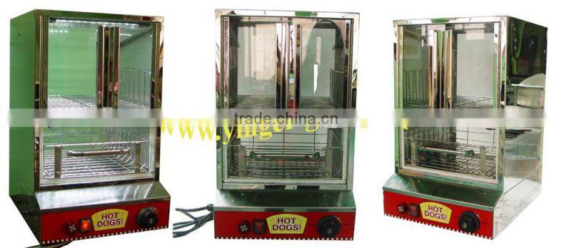 CE Approval Electric Hot Dog snack foods Steamer machine cart For Sale