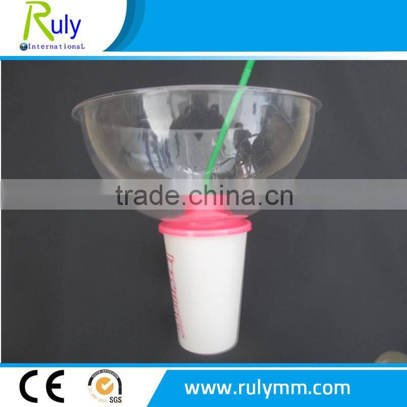 2015 new design party used beverage cup with popcorn bowl in full set