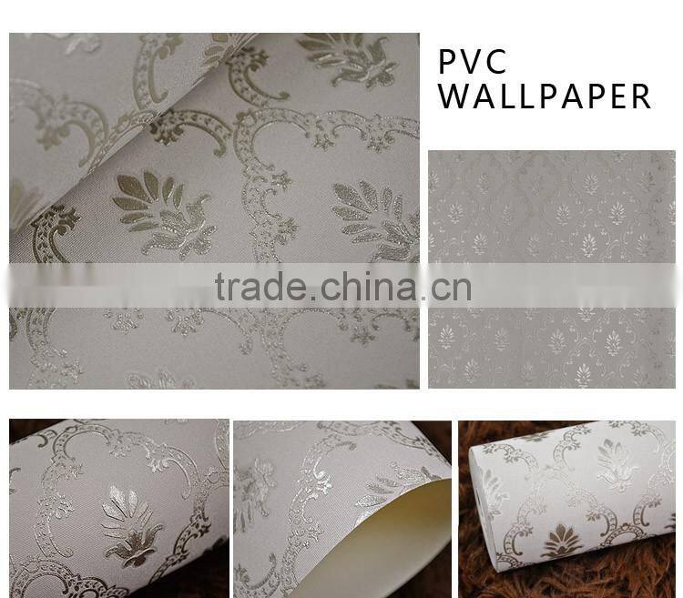 2016 new pvc wallpaper with beautiful designs