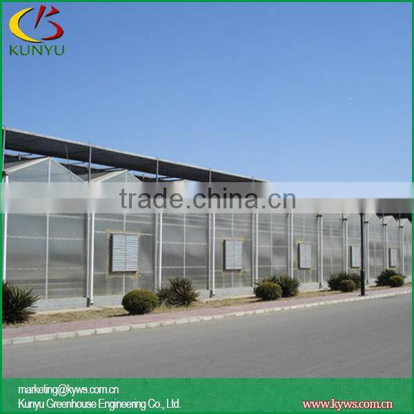 Arch roof type PC greenhouse greenhouses kits walk in greenhouse
