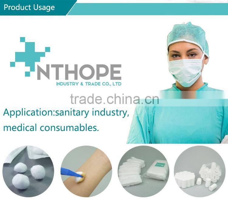medical packaging absorbent cotton wool roll