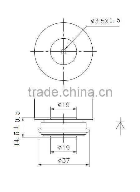 Westcode high voltage rectifier diode W1074YC320