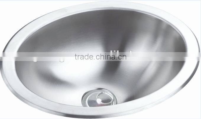 Yacht,Boat,Train and Public Mobile Toilet Used Stainless Steel Elliptical Hand Wash Basin Kitchen Sink GR-Y585