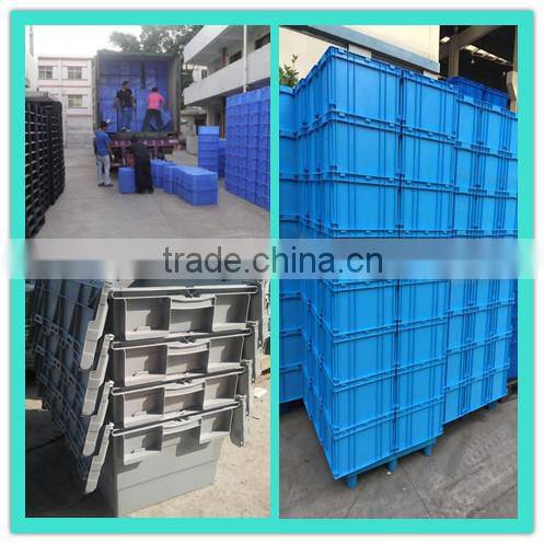 610x420x310mm stackable plastic storage container crate