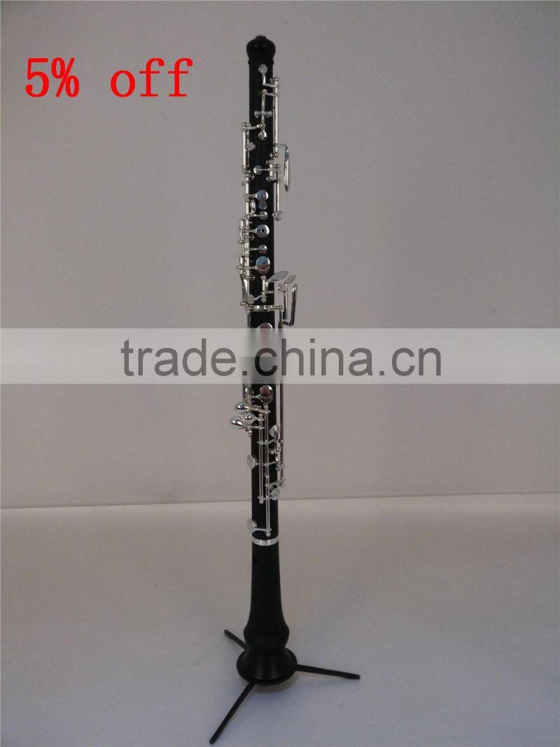 composite wood body cupronickle keys with silver plated semi automatic children type B oboe