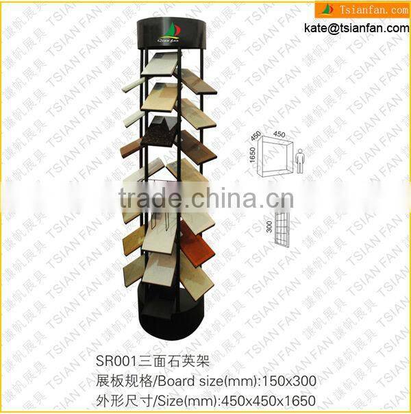 SR006 Xiamen Display Stands Manufacturer For Artificial Quartz Stone