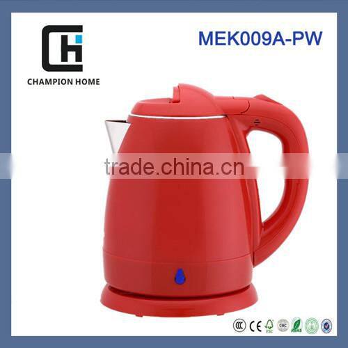 Fashionable design anti-hurt handle automatical eletric fast kettle