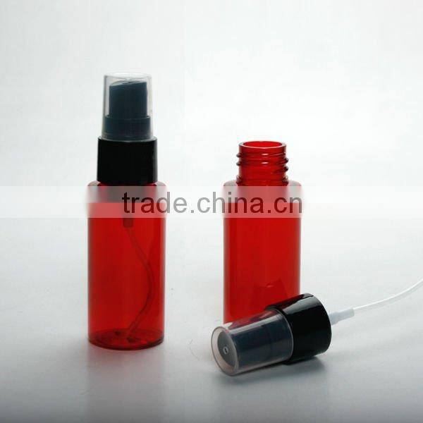 Spray cap PET bottle 30ml Red Clear