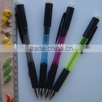 custom high quality automatic pencil mechanical pencil with rubber grip
