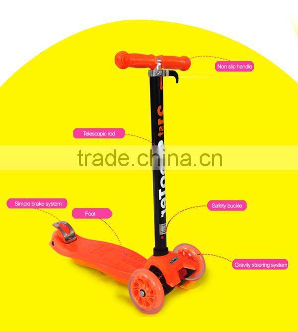 3 wheels Self balancing unicycle kids scooter