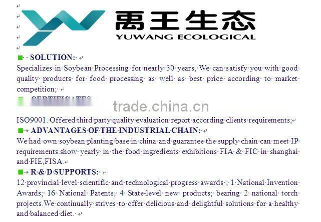 isolated soy protein for beverage