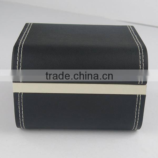 2015 Custom OEM Black Wooden Box For Watch Storage With Pillow