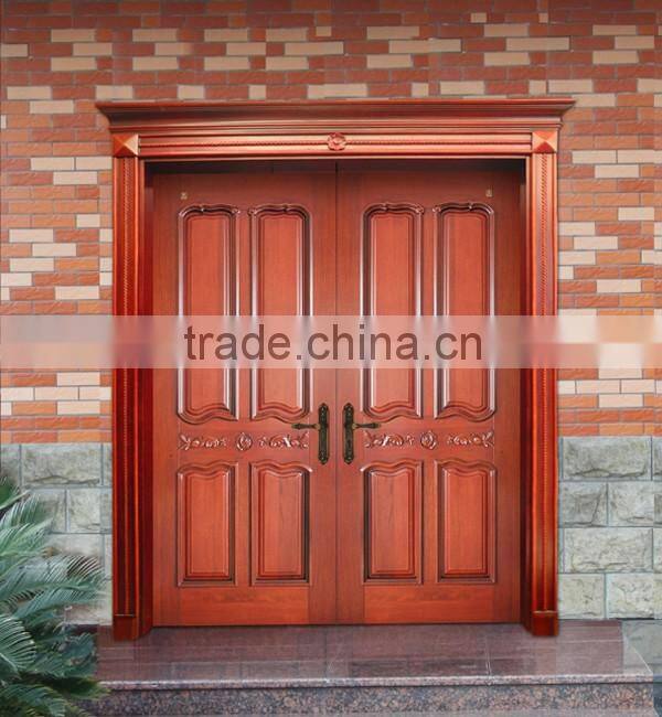 arch top double entry french door with good price