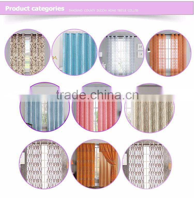 Home designs supplier Small MOQ Customized printed window curtain