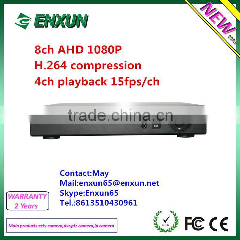 New 4ch AHD DVR 1080P with 4 ch 1080P Playback