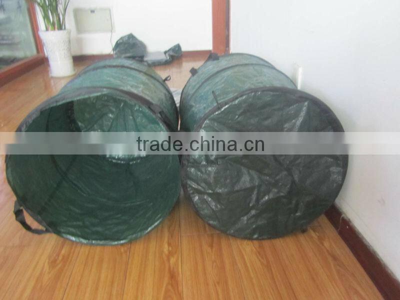 PE gardening spring bucket,Pop Up Yard Bag
