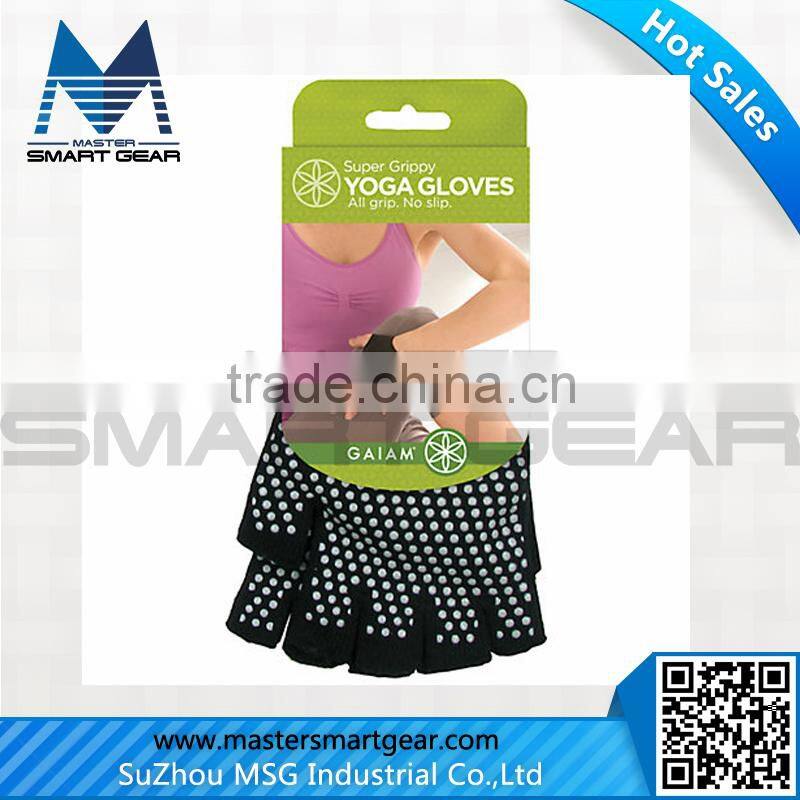 Gym Grip Non-slip Half Finger Yoga Pilates Gloves