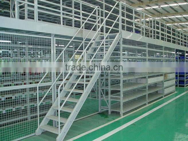 warehouse storage multi-level mezzanine racking