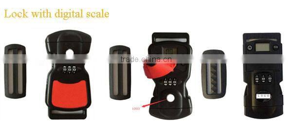 Cheap price Custom logo printed Luggage straps polyester Luggage belts with TSA lock