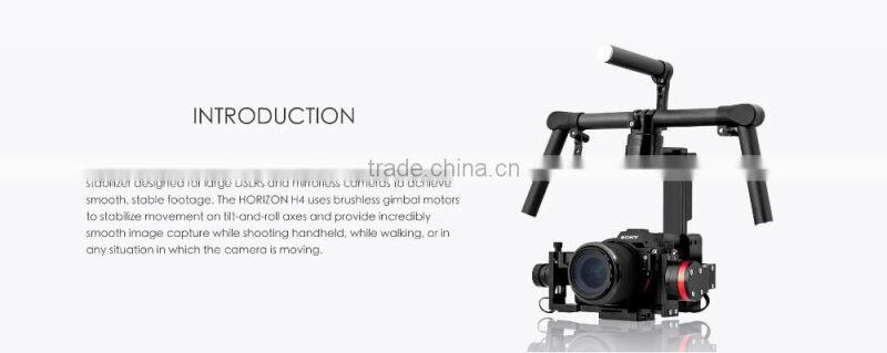 NEW ITEM! H4 3 axis gimbal brushless mirrorless camera gimbal stabilizer