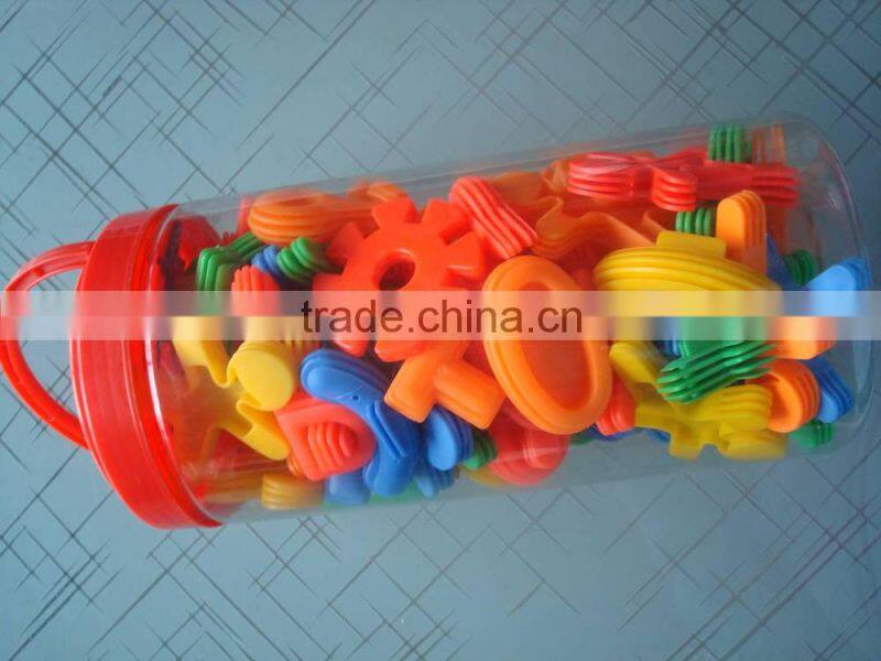 plastic building connector toys