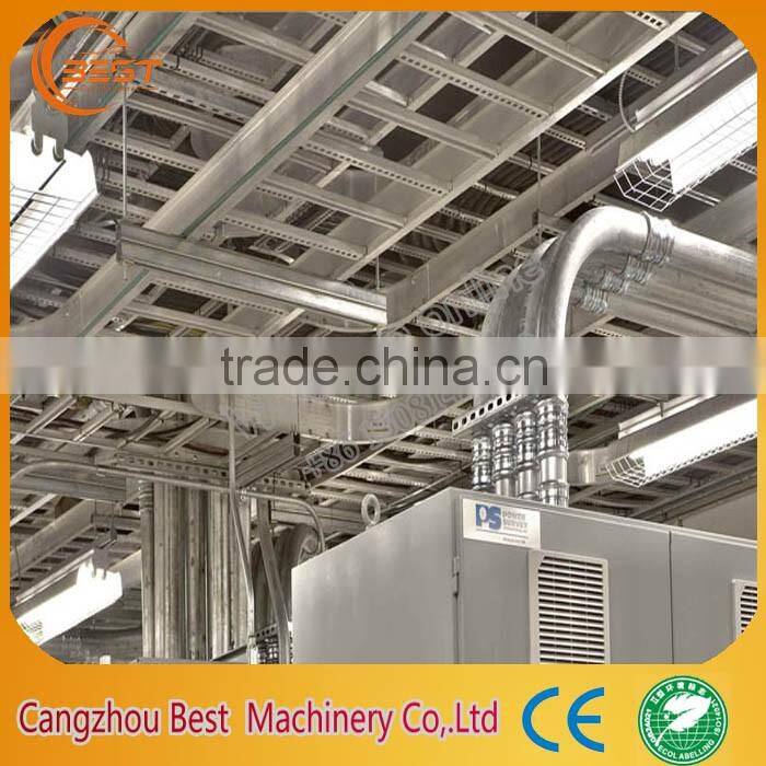 perforated sheet machine cable tray making machine