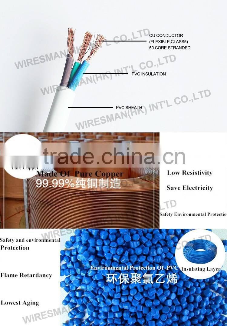 HOT SALE HO7RN-F 4X2.5MM2 NATURAL RUBBER INSULATED & SHEATHED CABLE