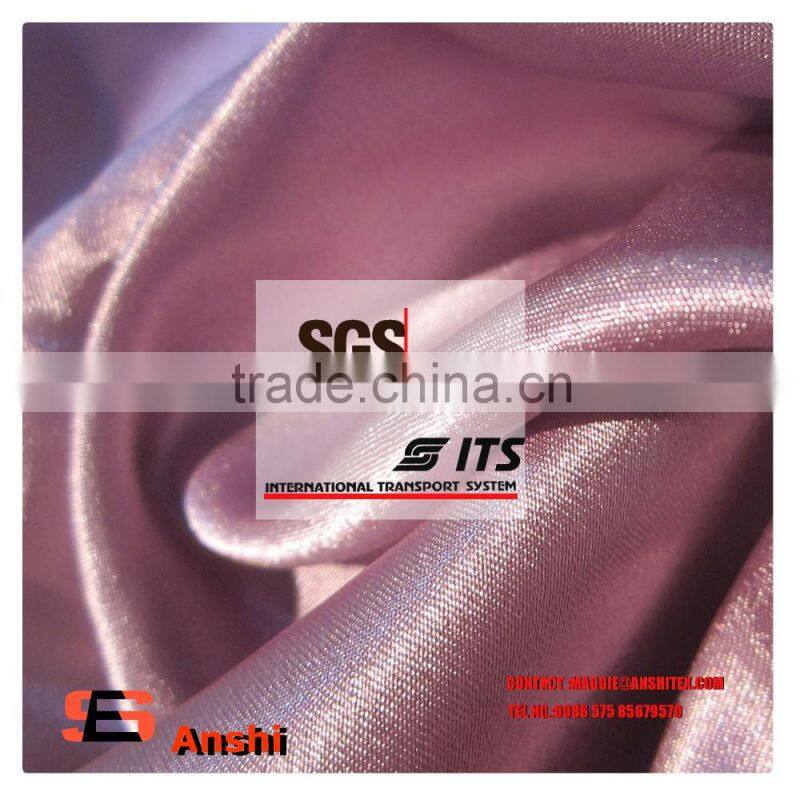210g/m Polyester back crepe satin fabric for wedding party dress