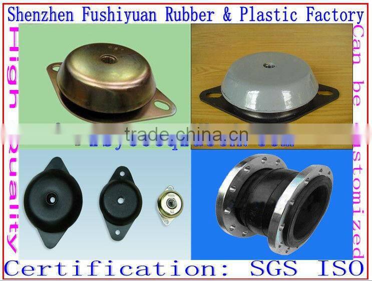 M4 M8 M10 motor silicone shock absorber factory Vibration M damping mounts with galvanised oval base vibration absorbing mounts
