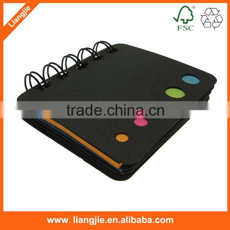 Colorful PET remover sticky notes with back board