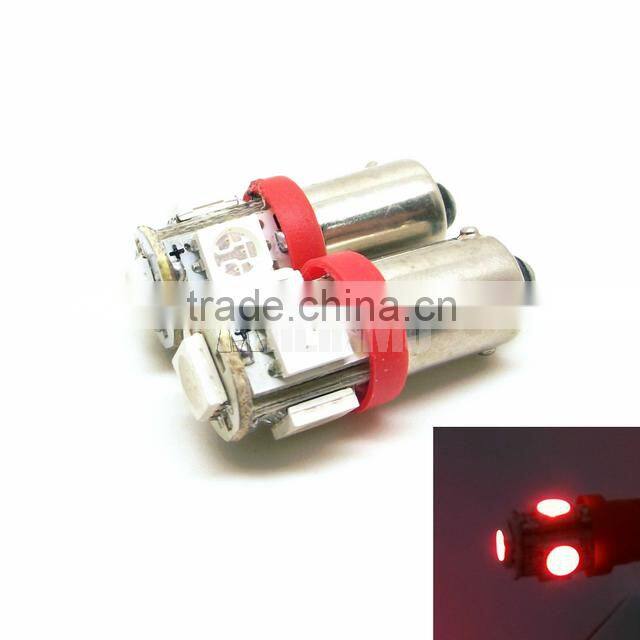 T4W BA9S 5 SMD 5630 5730 LED 5SMD 5LED License Plate Lights instrument lights Interior Bulbs DC 12V
