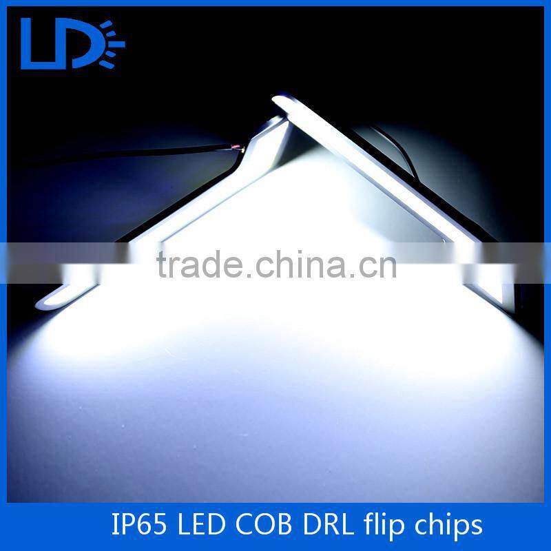High quality 100% Waterproof 12v Metal housing Cob Drl Daytime Running Light Cob Led Drl