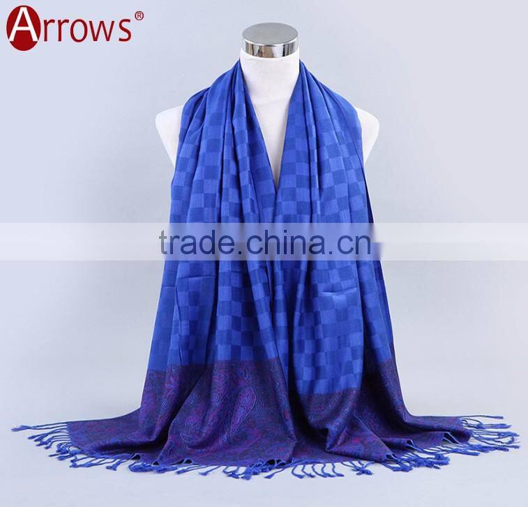 100% Cotton Jacquard Fancy Quality Women Ethnic Shawl Scarf Muslim Preyer Hijab Dress Wraps
