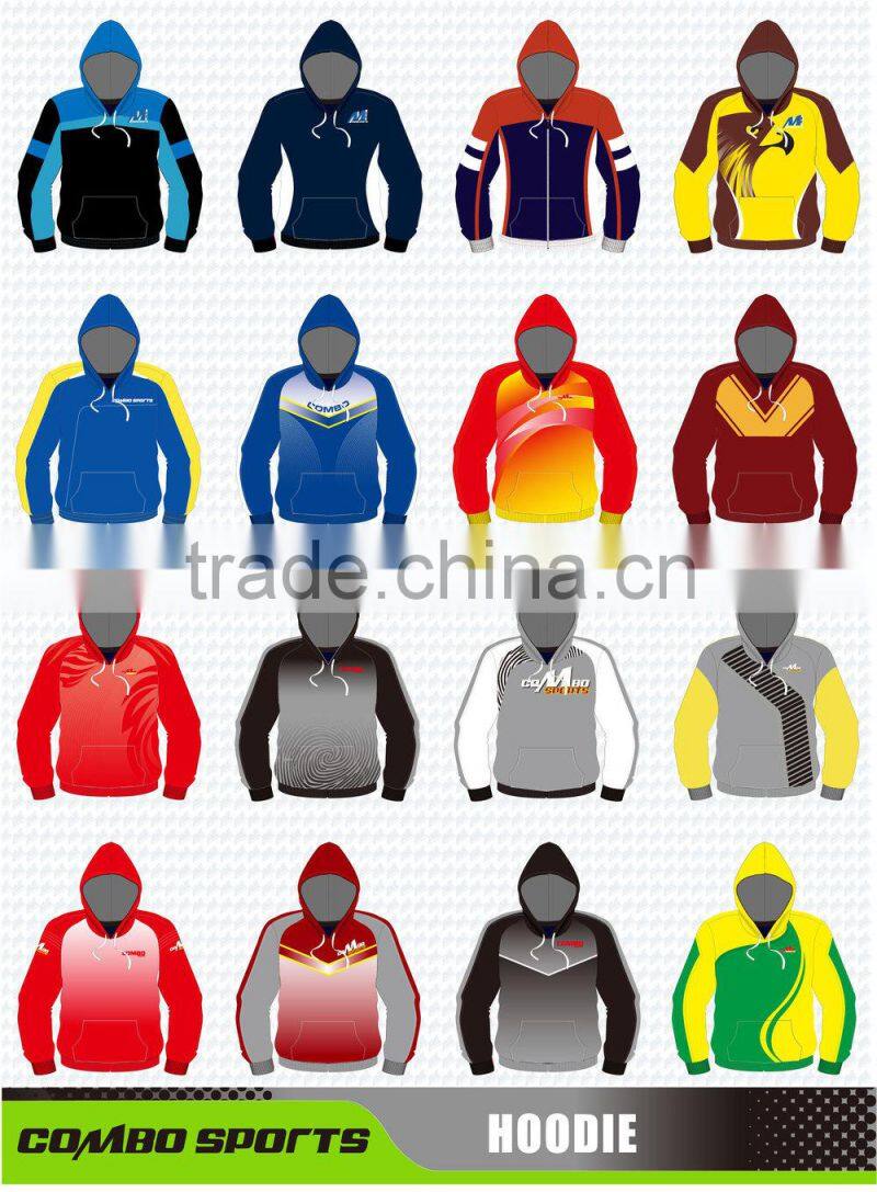 Custom sublimated jersey hooodie
