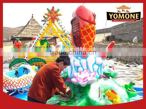 water amusement rides kiddy play games named carp jumps over the dragon gate for sale