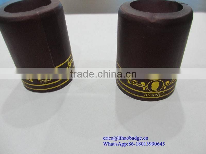 PVC heat shrinkable film Wine capsule,Custom Wine Bottle Shrink Caps