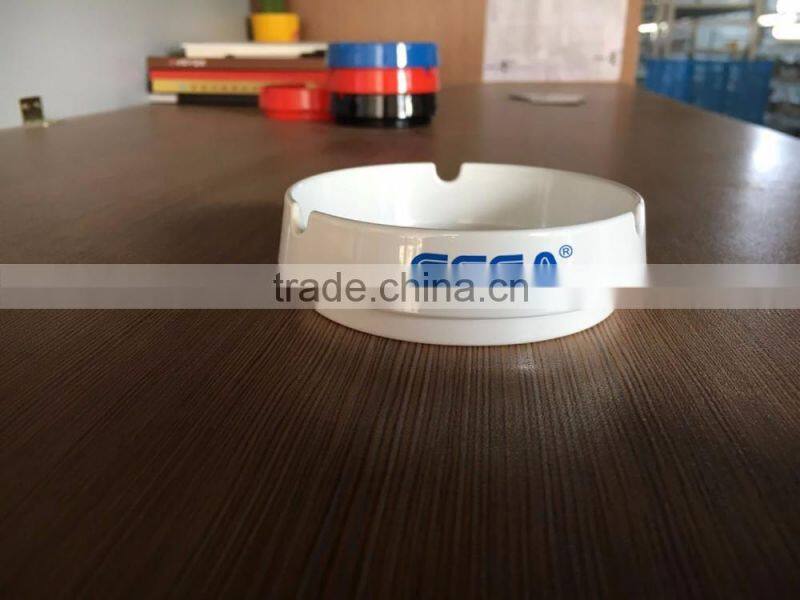 2015 hot selling manufacter wholeasle OEM colorful china Melamine ashtray with printing logo